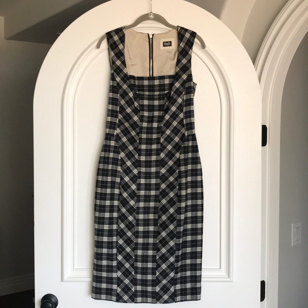 D&G Structured Plaid Dress